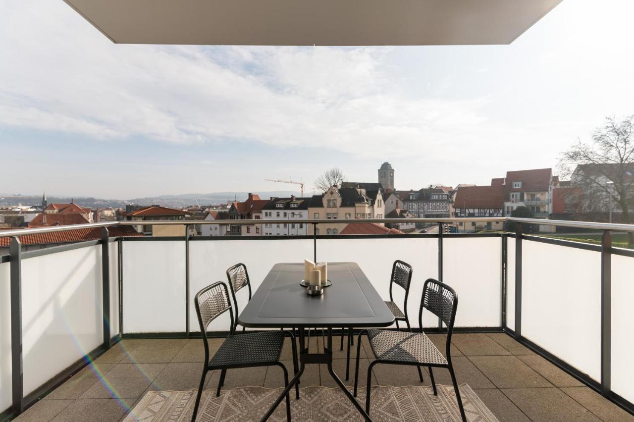 Dwellstay - Modernes Apartment I 55Qm I 2 Zimmer I Kueche I Bad I Terrasse I Tv I Wlan Bad Hersfeld Kültér fotó